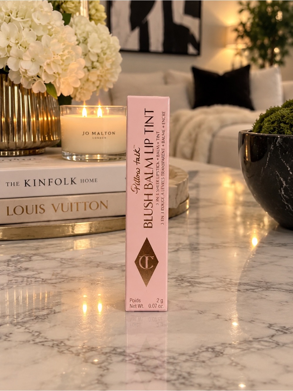 Charlotte Tilbury Pillow Talk Blush Balm Lip Tint Blushed Jam NEW
